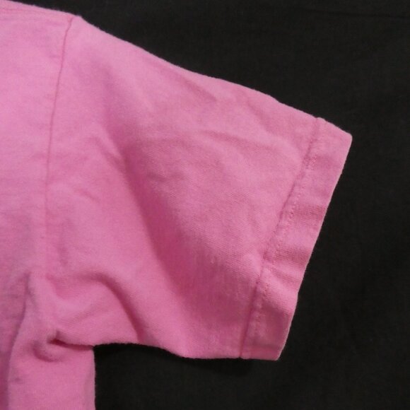 FRUIT OF THE LOOM - Heavy Cotton | size 10/12 | The End Is Near Pink Tee - Picture 12 of 16